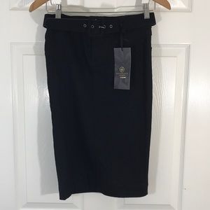 NWOT Boom Boom Jeans Belted Pencil Skirt Size S